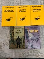 3 Livres Agatha Christie et 2 autres, Ophalen of Verzenden, Gelezen, Agatha Christie