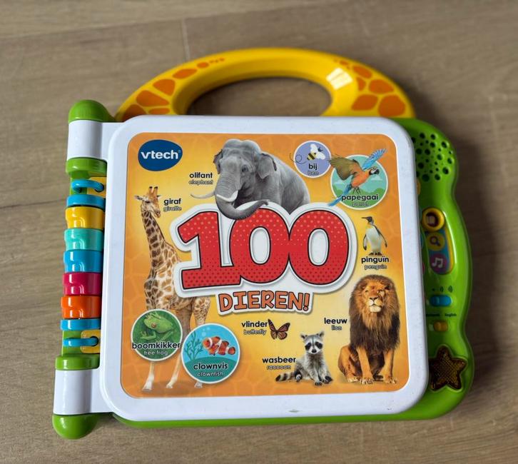 VTech 100 Dieren Boek, Kinderen en Baby's, Speelgoed | Vtech, Zo goed als nieuw, Ophalen