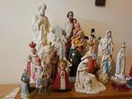 20 Antieke Heiligen Beelden Beeldjes Maria St Johannes Jezus, Antiquités & Art, Antiquités | Objets religieux, Enlèvement