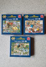 3 puzzels Jan van Haasteren 500 stuks, Hobby & Loisirs créatifs, Sport cérébral & Puzzles, Enlèvement ou Envoi