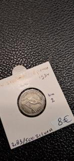 1##   New-zeeland 6 pence 1934 zilver, Ophalen of Verzenden, Zilver