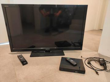Tv LED Sony Bravia 40 pouces + Lecteur Blu-ray Sony beschikbaar voor biedingen
