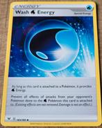 Pokémonkaart: Wash Energy (165/185), Comme neuf, Cartes en vrac, Enlèvement ou Envoi