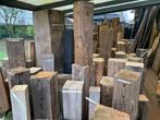 Oude karakteristieke houten zuilen, sokkels, pilaren. Recup, Huis en Inrichting, Woonaccessoires | Zuilen en Pilaren, Ophalen