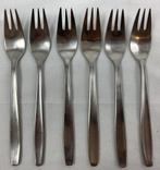 Gero Zilmeta 512 Foxtrot 6x taartvorken 14 cm gebaksvorken, Huis en Inrichting, Verzenden, Zo goed als nieuw