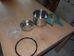seb snelkookpan 6 liter met toebehoren (voor wisselstukken), Huis en Inrichting, Keuken | Potten en Pannen, Kookpan of Snelkookpan