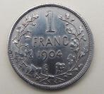 1904 1 franc Léopold 2, Verzenden, Zilver, Losse munt