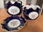 Limoges porseleinen plantenhouders en asbak, Antiek en Kunst, Ophalen of Verzenden