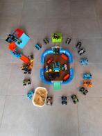 Hot wheels monster trucks met kinetisch zand, Comme neuf, Enlèvement