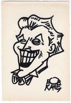 Bob Kane 1940 originele marker tekening 'The Joker' (Batman), Antiek en Kunst, Kunst | Tekeningen en Fotografie, Verzenden