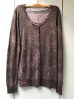 Lola & Liza paars vest met knopen en lovertjes - Maat 44, Lola & Liza, Paars, Maat 42/44 (L), Ophalen of Verzenden