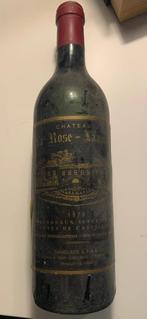 Chateau La Rose - Laussac - Bordeaux 1979, Verzamelen, Frankrijk, Ophalen of Verzenden, Rode wijn, Vol