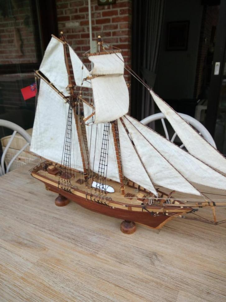Schaal model Scottisch Maid schaal 1/50, Hobby en Vrije tijd, Modelbouw | Boten en Schepen, Zo goed als nieuw, 1:32 tot 1:50, Overige merken