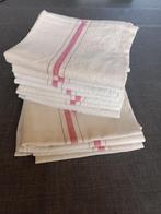 Mangeldoeken, keukenhanddoeken, Huis en Inrichting, Keuken | Textiel, Ophalen of Verzenden, Zo goed als nieuw, Wit, Theedoek of Handdoek