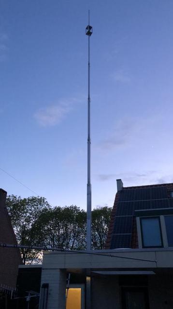 Aluminium telescoop antennemast 5x6 m beschikbaar voor biedingen