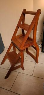 Chaise/ Escabeau Exotan, Enlèvement, Comme neuf, Bois