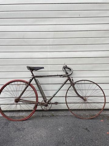 Antieke fiets, oldtimer koersfiets Alcyon, oude fiets 1930, Enlèvement