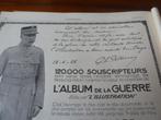 ANCIEN LIVRE: L' ALBUM DE LA GUERRE 1914-1919., Ophalen of Verzenden, Gelezen, Algemeen