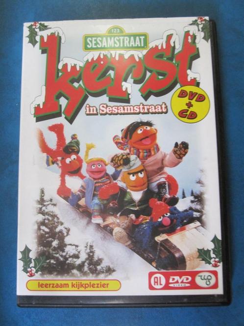 Sesamstraat - Kerst in Sesamstraat (2 disc), Cd's en Dvd's, Dvd's | Kinderen en Jeugd, Zo goed als nieuw, Tv fictie, Poppen, Boxset