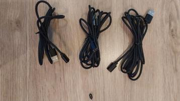 3 Cables USB-C avec embouts magnétique