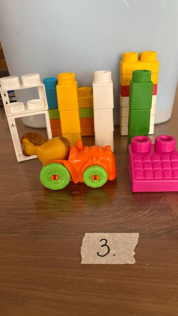 Clementoni clemmy Plus zachte blokken kleiner model. Zak 3/6, Kinderen en Baby's, Speelgoed | Houten speelgoed, Gebruikt, Ophalen