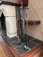 Mooie vintage gietijzeren open haard set, Huis en Inrichting, Ophalen, Zo goed als nieuw