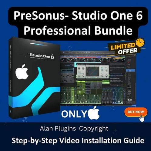 PreSonus Studio One 6 Professional Bundle Music Software, Computers en Software, Audio-software, Nieuw, MacOS, Windows, Ophalen of Verzenden