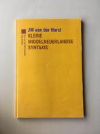 Kleine Middelnederlandse syntaxis - JM van der Horst, Boeken, Gelezen, Hoger Onderwijs, Ophalen of Verzenden, Alpha