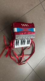 Mini accordeon, Muziek en Instrumenten, Accordeons, Ophalen, Gebruikt, Met riemen