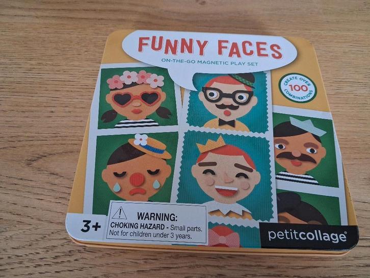 Magneetspel "Gekke gezichten", Kinderen en Baby's, Speelgoed | Educatief en Creatief, Gebruikt, Puzzelen, Ophalen of Verzenden