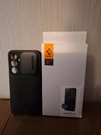 Spigen Optik Armor Samsung Galaxy A55 Hoesje Camera Slider, Ophalen of Verzenden, Nieuw