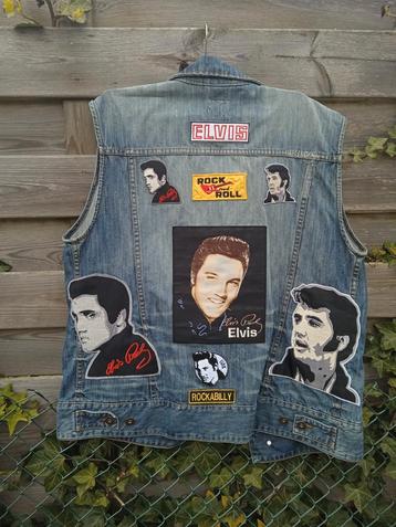 Elvis Presley jeans vest 