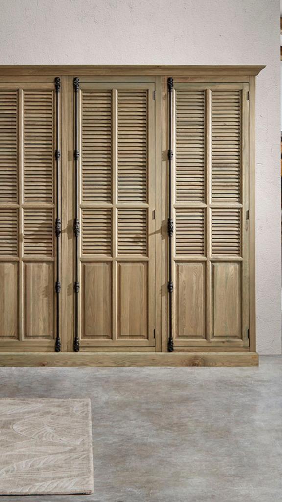 Landelijke kleerkasten in eik met hangruimte, Huis en Inrichting, Kasten | Kleerkasten, Nieuw, Met deur(en), Met plank(en), Met hangruimte