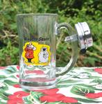 chope avec sonnette decor cubitus lombard 1991, Collections, Enlèvement ou Envoi, Comme neuf, Verre à bière