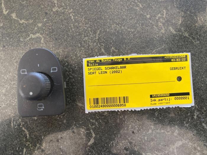 Commutateur rétroviseur d'un Seat Leon, Autos : Pièces & Accessoires, Tableau de bord & Interrupteurs, Utilisé, 3 mois de garantie