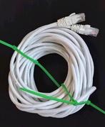 RJ45 Ethernetkabel/internet * 10 m * cat6 * u-utp wit., Ophalen of Verzenden, Zo goed als nieuw