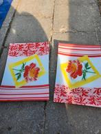 2 plateaux en verre, Divers, Cartes de voeux, Enlèvement ou Envoi