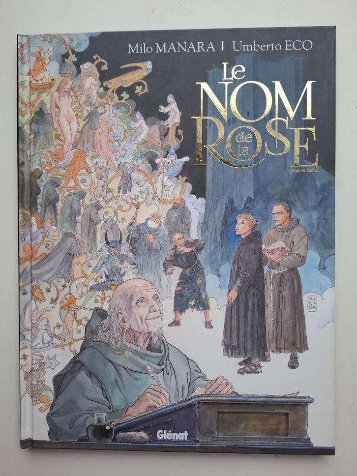 LE NOM DE LA ROSE MANARA TOME 1 TBE EO 2023, Boeken, Stripverhalen, Zo goed als nieuw, Eén stripboek, Ophalen of Verzenden