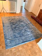 Tapis bleu moderne de Turquie 250x206 cm - Kilim véritable, Neuf, 200 cm ou plus, Rectangulaire, 200 cm ou plus