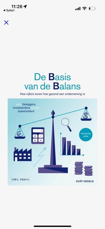 Kurt Kegels - De basis van de balans beschikbaar voor biedingen