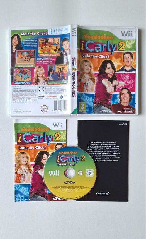 Nickelodeon iCarly 2 iJoin the Click! Nintendo Wii compleet, Games en Spelcomputers, Games | Nintendo Wii, Gebruikt, Overige genres