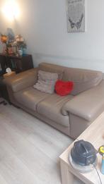 Lederen 2-zit zetel, Huis en Inrichting, Zetels | Zetels, Ophalen