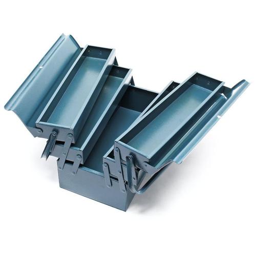 Gereedschapskist | Blauw | 53 cm | 5 vakken, Auto diversen, Autogereedschap, Nieuw, Ophalen of Verzenden