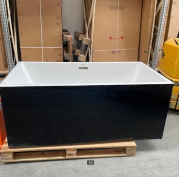 OP=OP Ligbad mooi klein formaat glans zwart 140x70x60 nr 101 beschikbaar voor biedingen