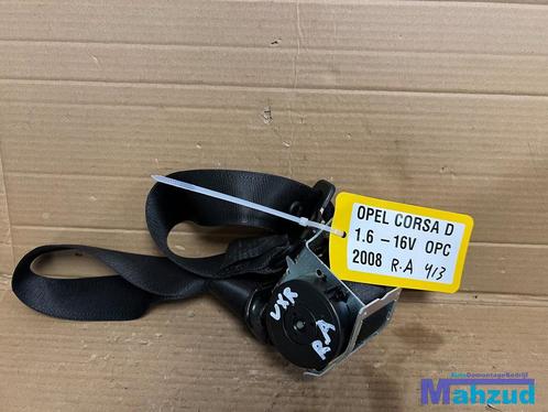 OPEL CORSA D Rechts achter gordel 3 deurs 2005-2014, Auto-onderdelen, Interieur en Bekleding, Opel, Gebruikt