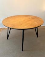 Ronde houten tafel, Huis en Inrichting, Ophalen, Rond, Zo goed als nieuw, 100 tot 150 cm