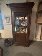 Vitrinekast. Hoogte 193 cm, breedte 100 cm, diepte 50 cm, Ophalen, 50 tot 100 cm, 150 tot 200 cm, 50 tot 75 cm