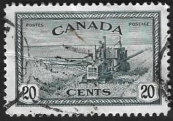 1 Postzegel Canada 1946 Omschakeling naar vredesproductie beschikbaar voor biedingen