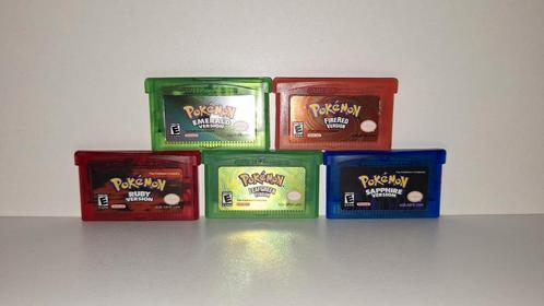 Pokémon Emerald,leagfreen,Firered,Sapphire,Ruby, Consoles de jeu & Jeux vidéo, Jeux | Nintendo Game Boy, Comme neuf, Enlèvement ou Envoi