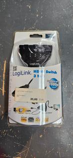 LogiLink, hdmi swith, 3 to 1, nieuw,, Enlèvement, Neuf, Moins de 2 mètres, Câble HDMI
